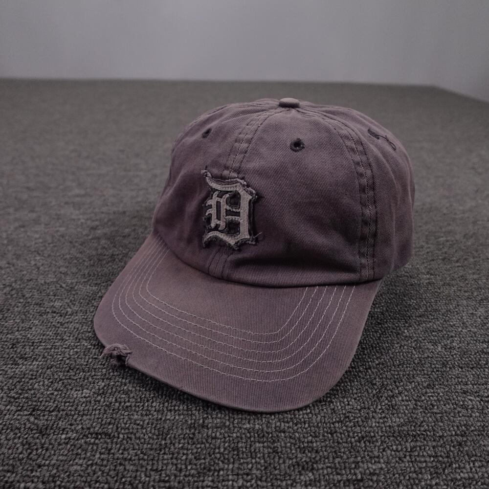 Detroit Tigers Hat Cap Strap Back Mens One Size Purple MLB Baseball Fan Favorite